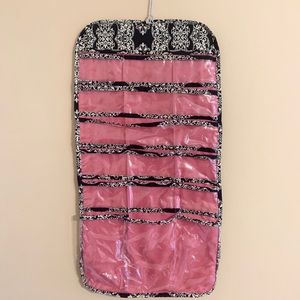 Hanging jewelry storage